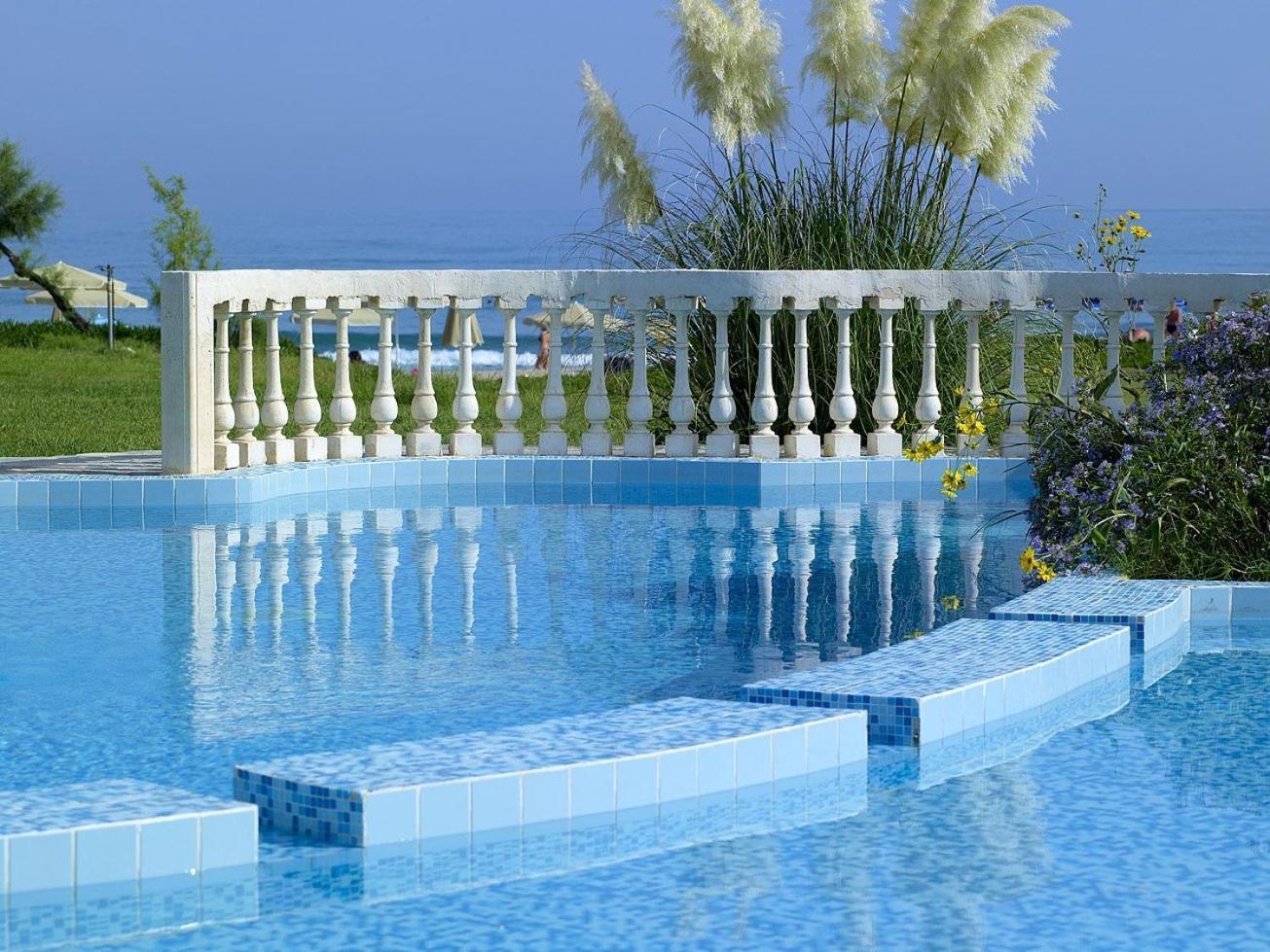 Orpheas Resort Hotel (Adults Only) Paralia Kourna Bagian luar foto