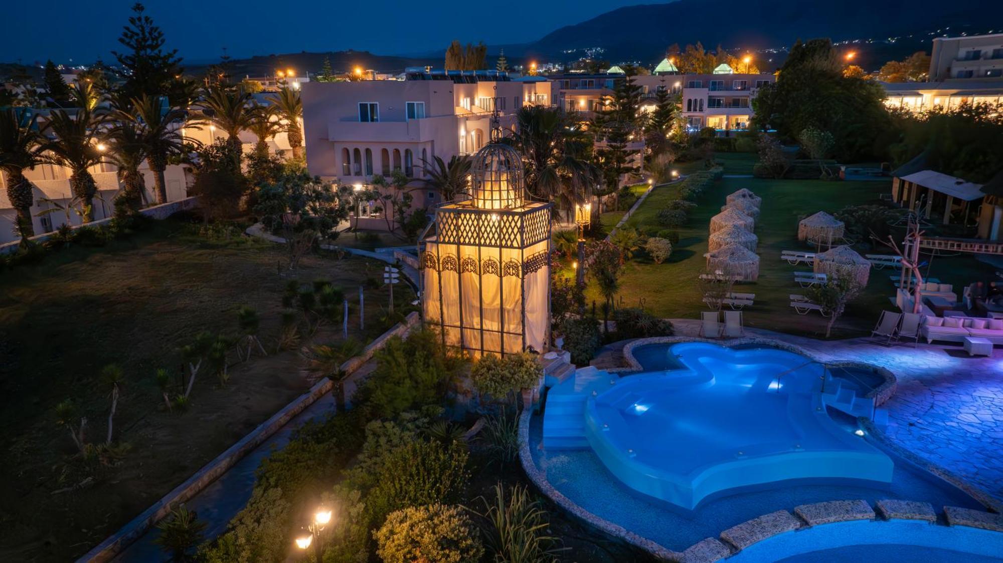 Orpheas Resort Hotel (Adults Only) Paralia Kourna Bagian luar foto