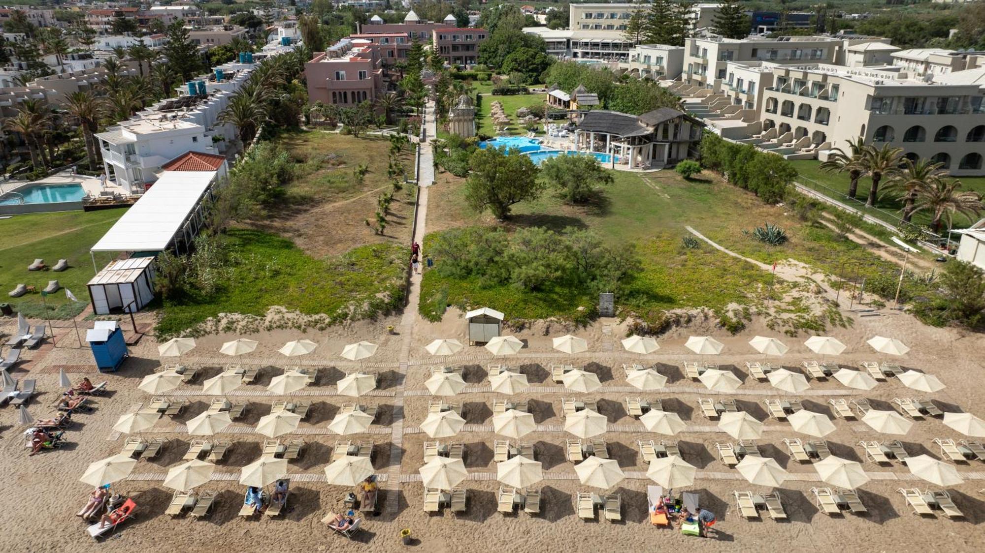 Orpheas Resort Hotel (Adults Only) Paralia Kourna Bagian luar foto
