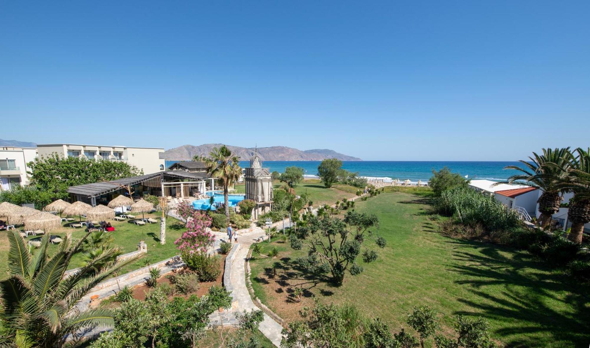 Orpheas Resort Hotel (Adults Only) Paralia Kourna Bagian luar foto
