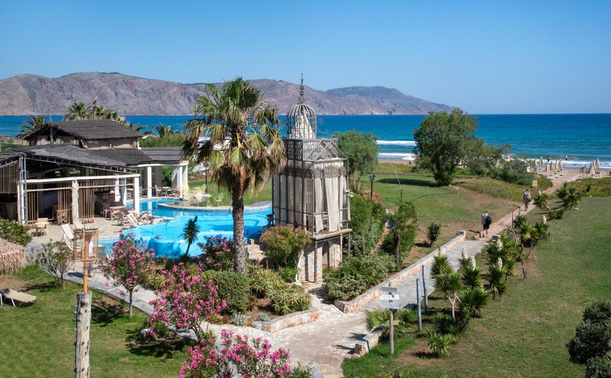 Orpheas Resort Hotel (Adults Only) Paralia Kourna Bagian luar foto